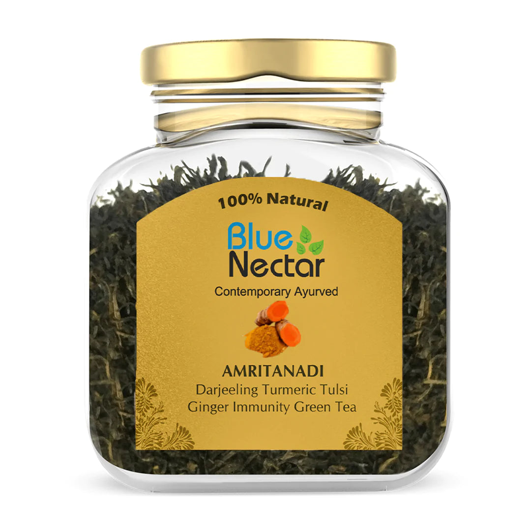 Amritanadi Darjeeling Green Tea with Turmeric, Tulsi & Ginger