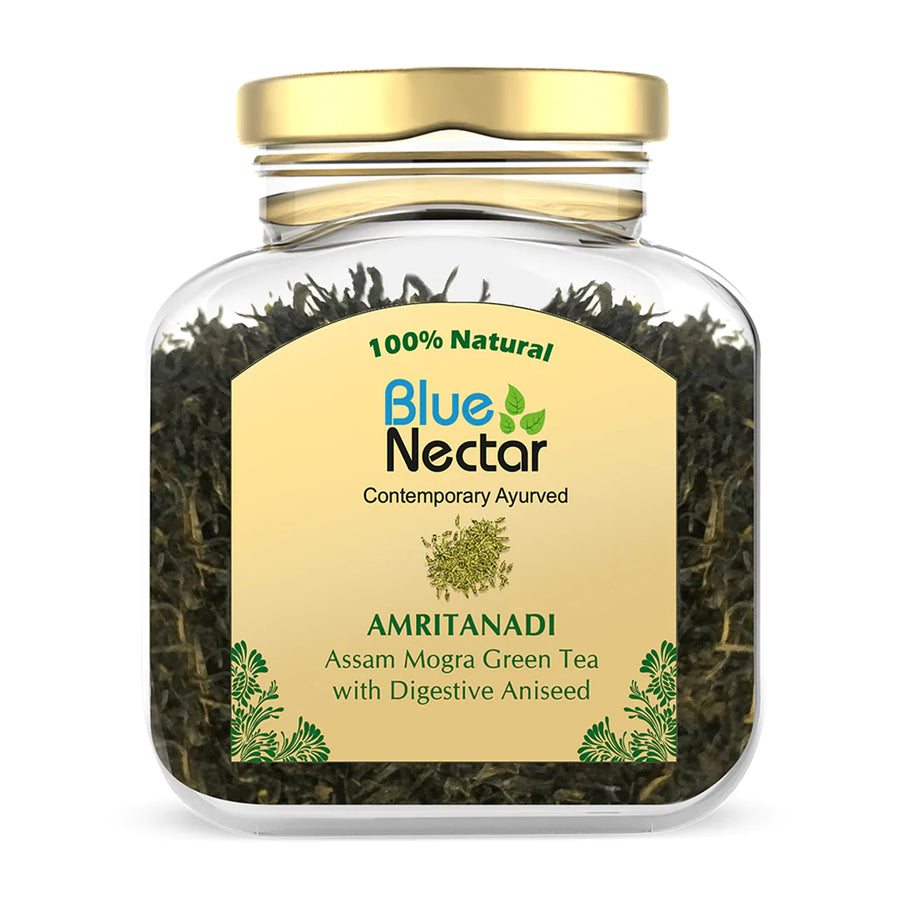 Amritanadi Assam Green Tea with Digestive Aniseed