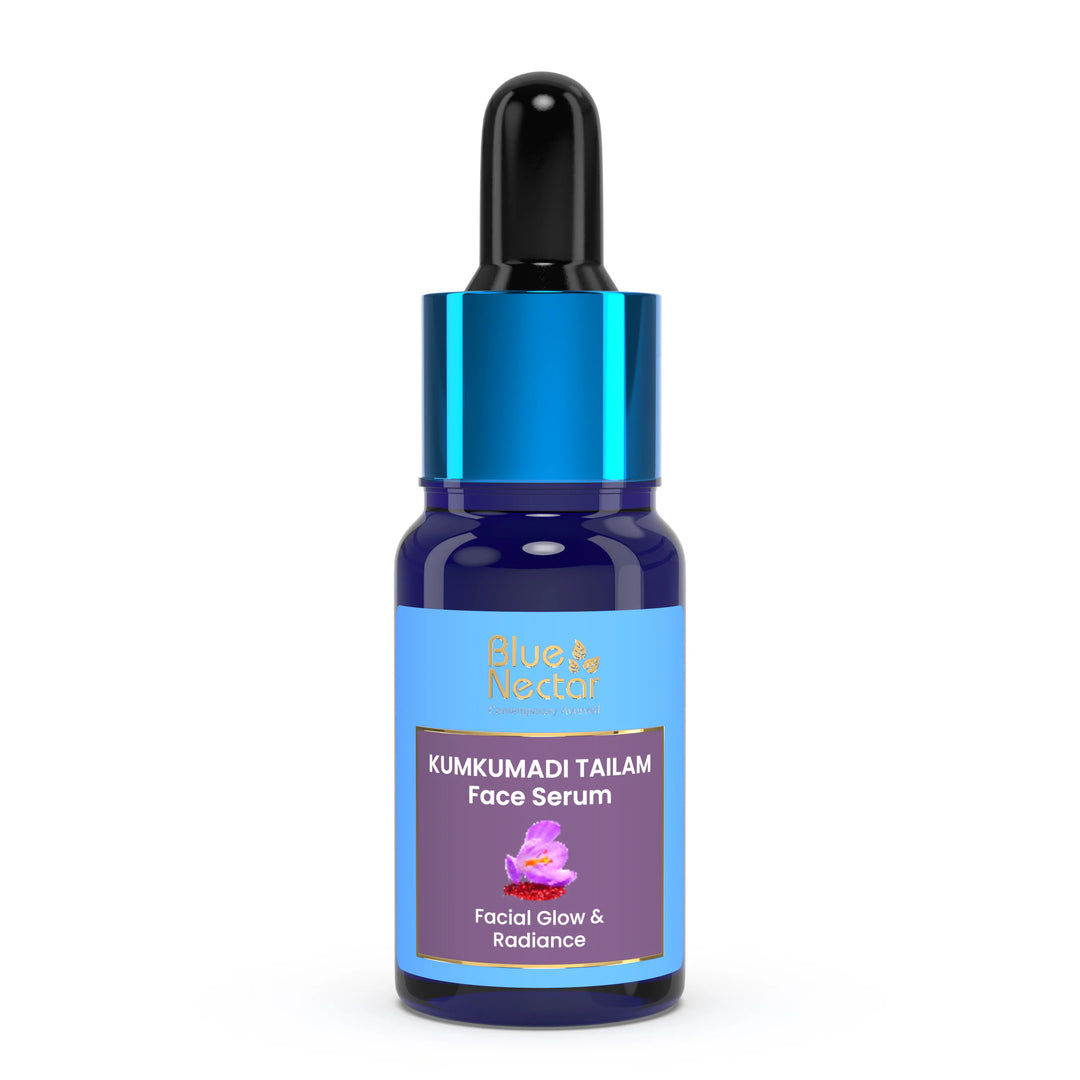 Kumkumadi Tailam Face Serum with Pure Sandalwood & Saffron for Glowing Skin