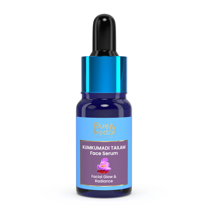 Kumkumadi Tailam Face Serum with Pure Sandalwood & Saffron for Glowing Skin