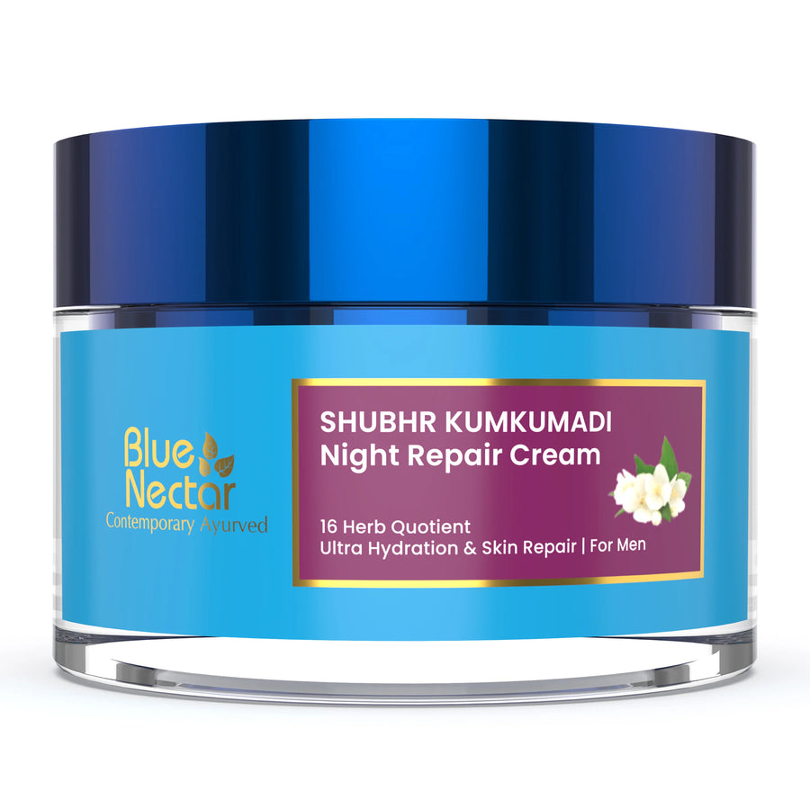 Shubhr Kumkumadi Night Repair Cream for Men | Ultra Hydration & Skin Repair