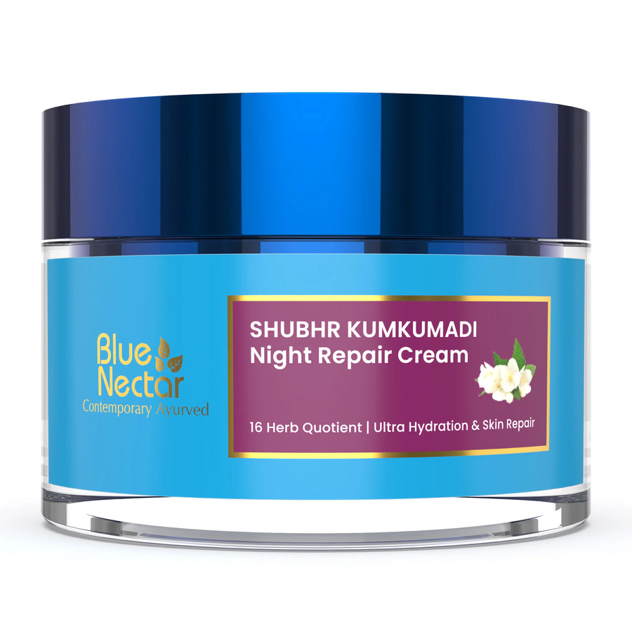 Shubhr Kumkumadi Night Repair Cream for Women | Ultra Hydration & Skin Repair