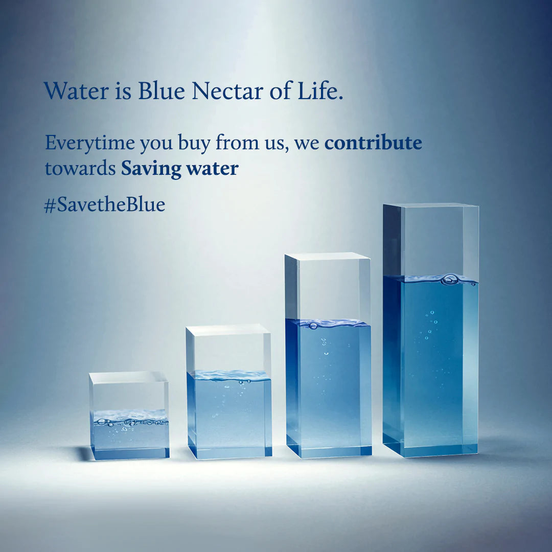 #SavetheBlue: Every time you buy from us, we contribute towards saving water
